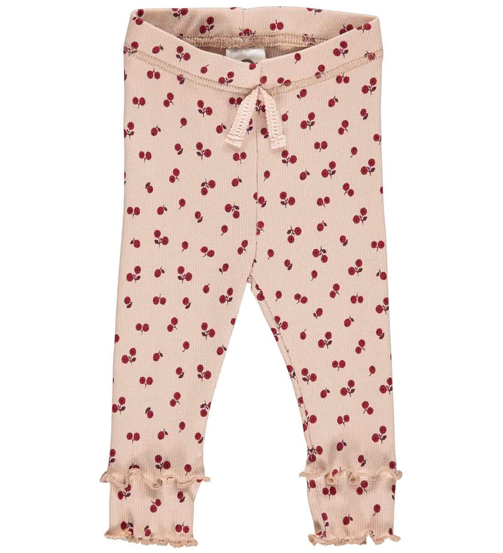 Müsli Leggings - Rib - Berry - Spa Rose/Fig/Berry Red