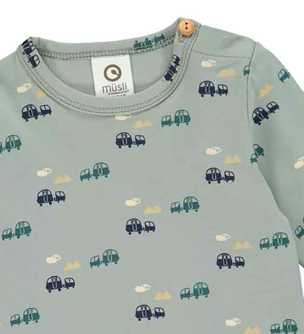 Müsli Bluse - Caravan - Spa Green/Night Blue/Pine/Rye