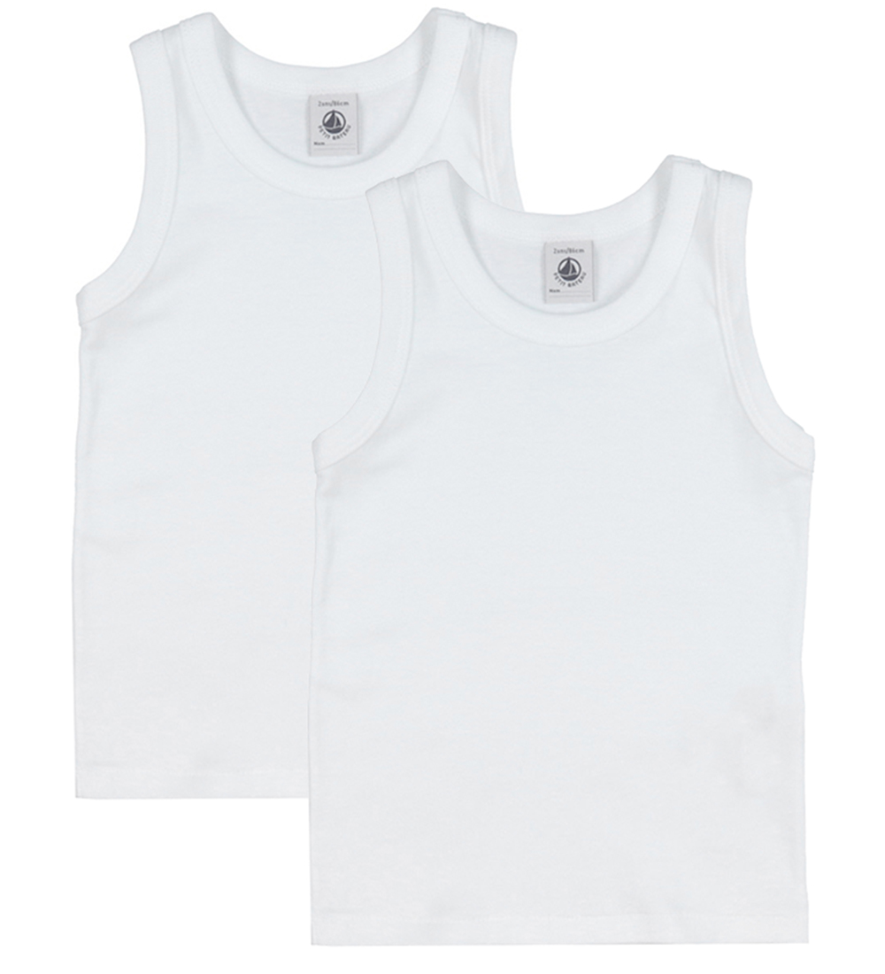 Petit Bateau Undertrøje - 3-pak - Hvid/Hvid