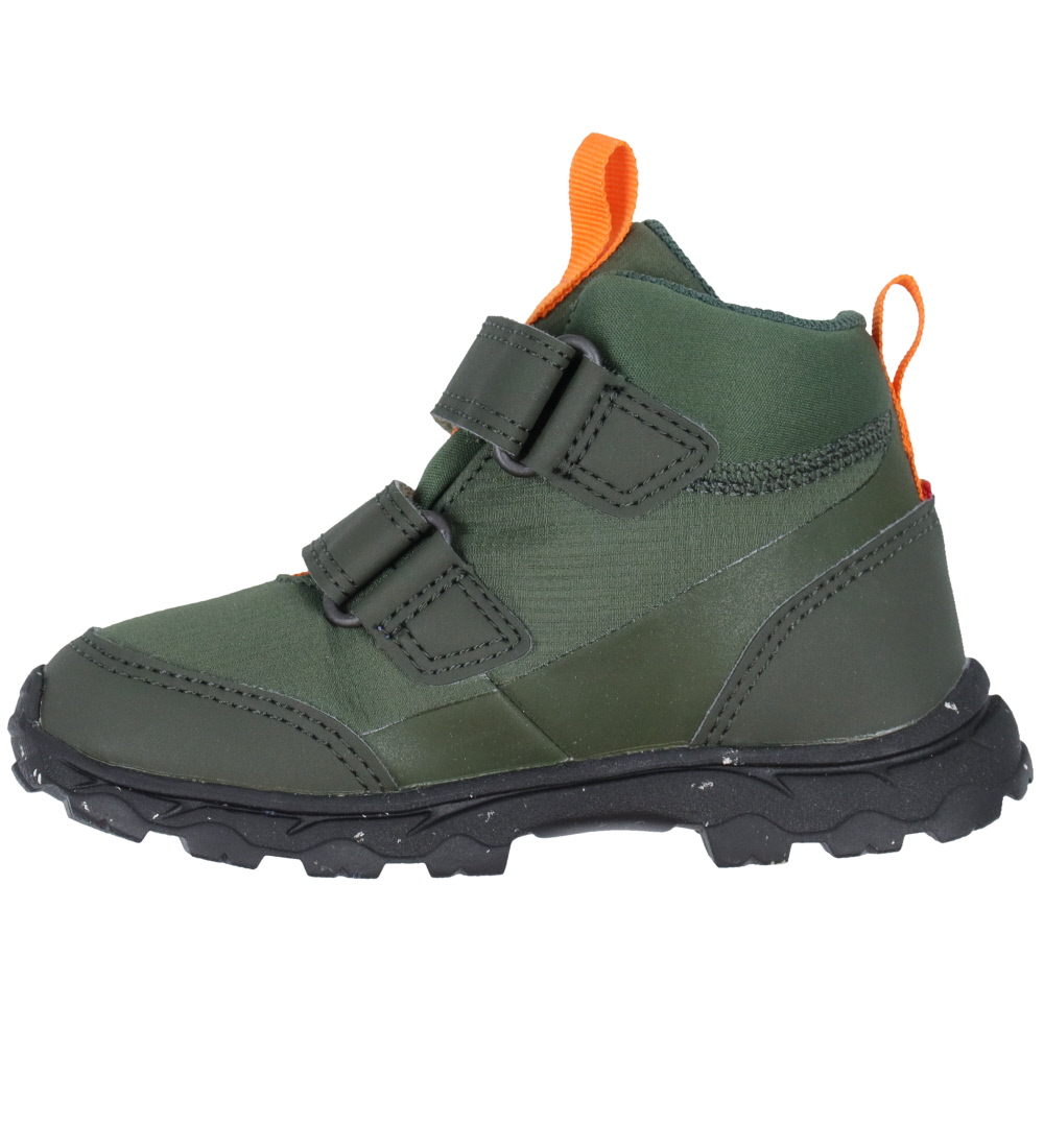 Viking Vinterstøvler - Ask Mid F GTX - Huntinggreen/Orange