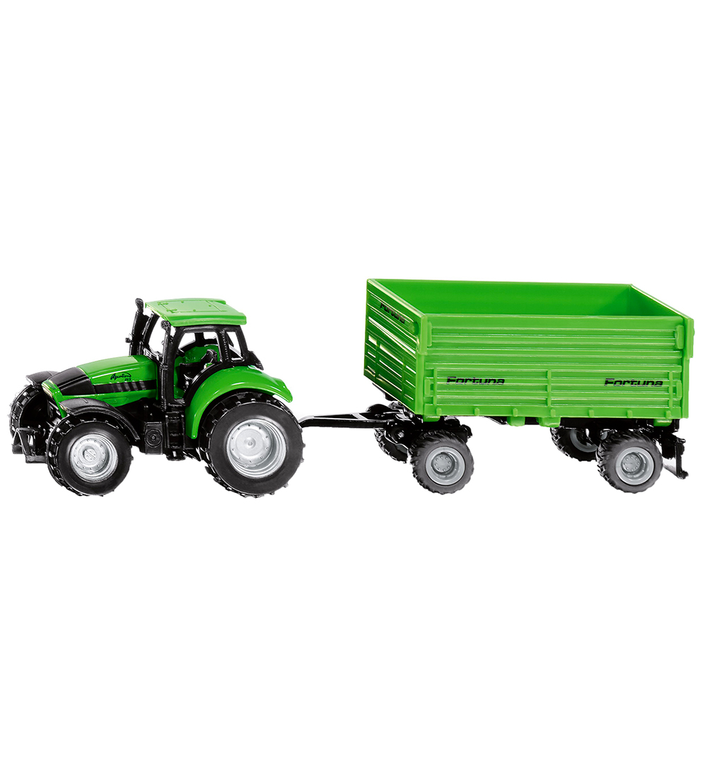 Siku Traktor - Deutz-Fahr m. Trailer
