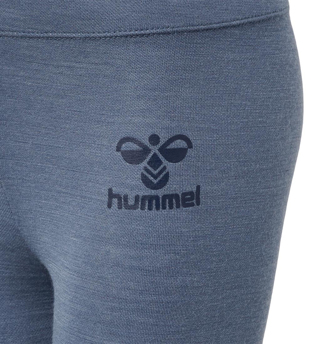 Hummel Leggings - Uld - hmlWolly - Bering Sea