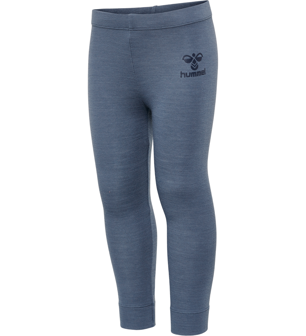 Hummel Leggings - Uld - hmlWolly - Bering Sea