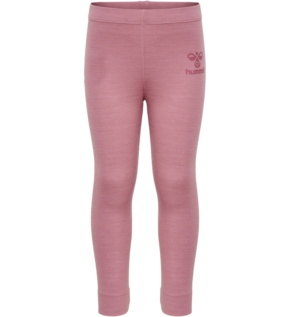 Hummel Leggings - Uld - hmlWolly - Nostalgia Rose