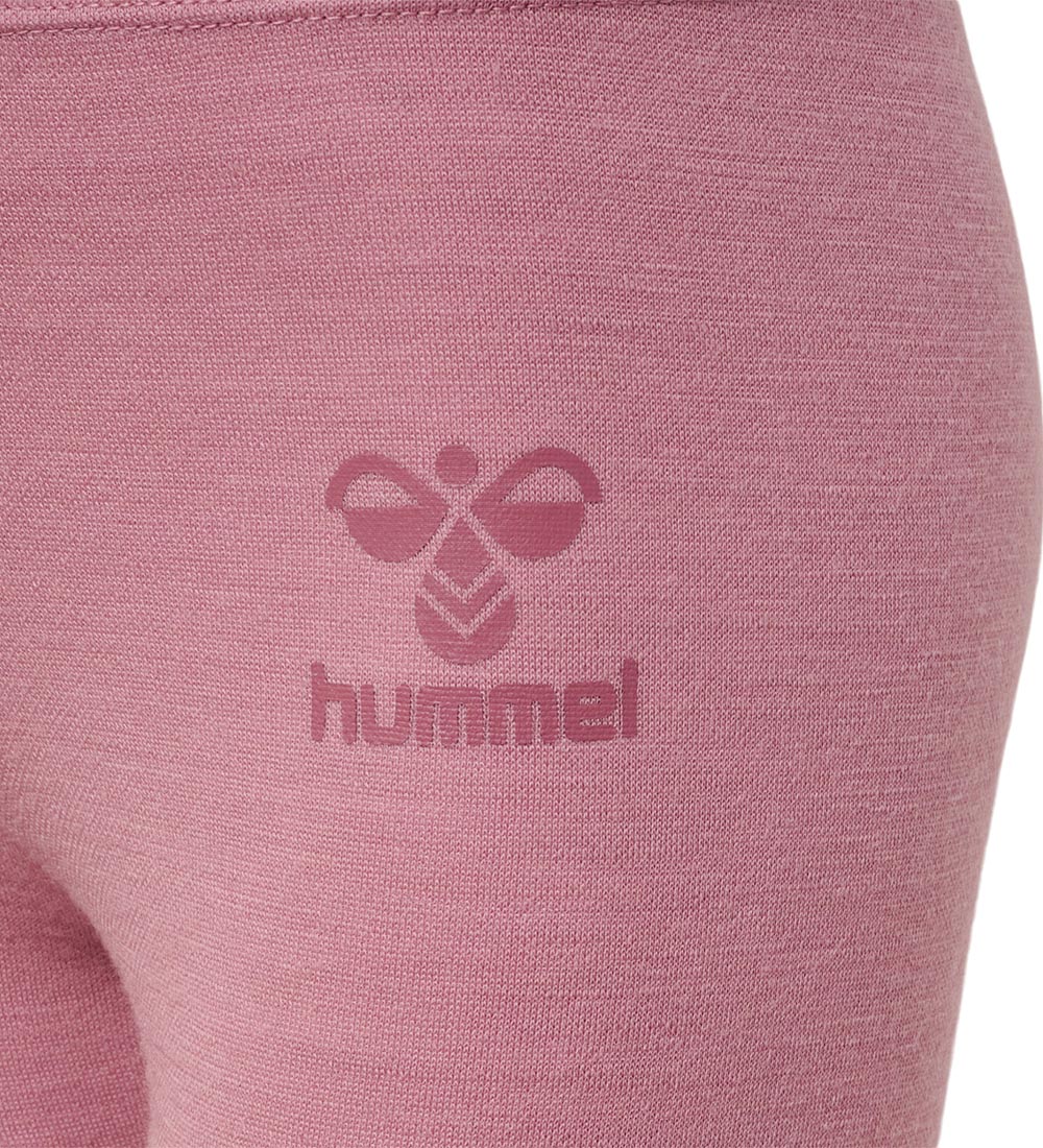 Hummel Leggings - Uld - hmlWolly - Nostalgia Rose