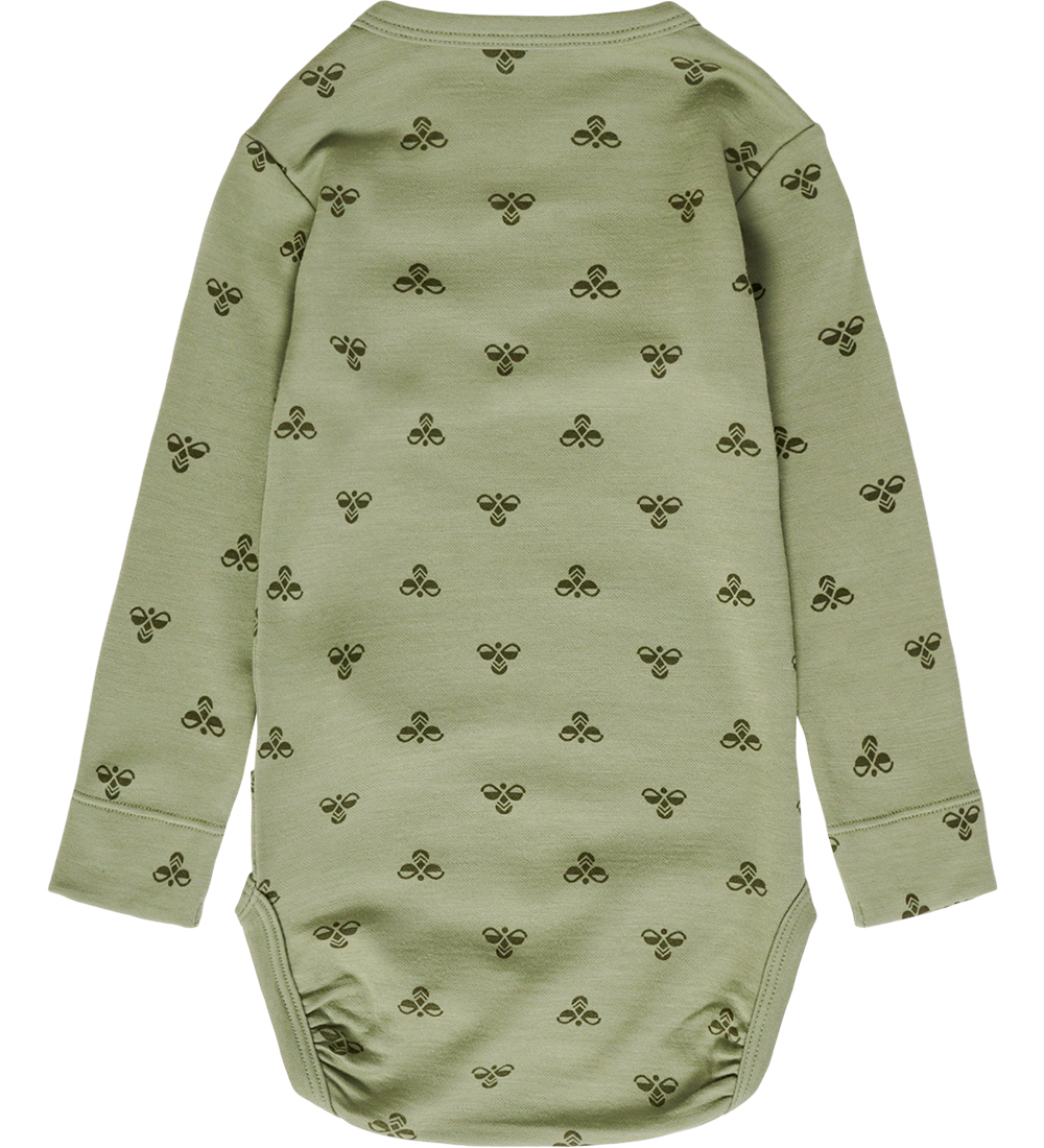 Hummel Body l/æ - Uld - hmlBambo - Oil Green
