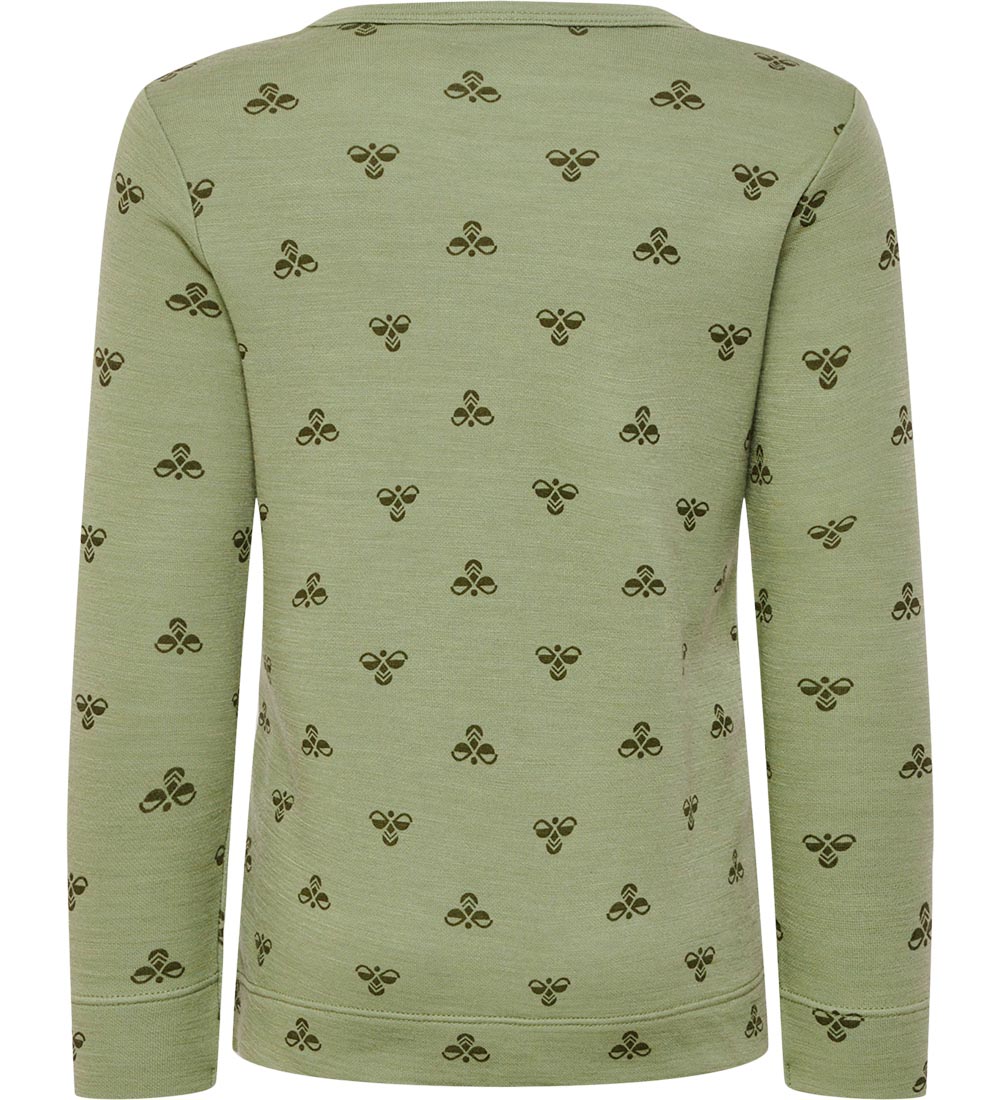 Hummel Bluse - Uld - hmlVilmo - Oil Green