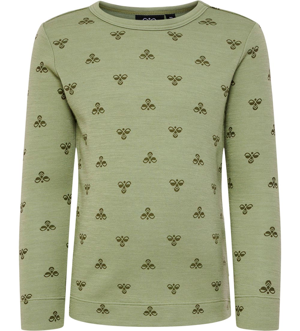 Hummel Bluse - Uld - hmlVilmo - Oil Green