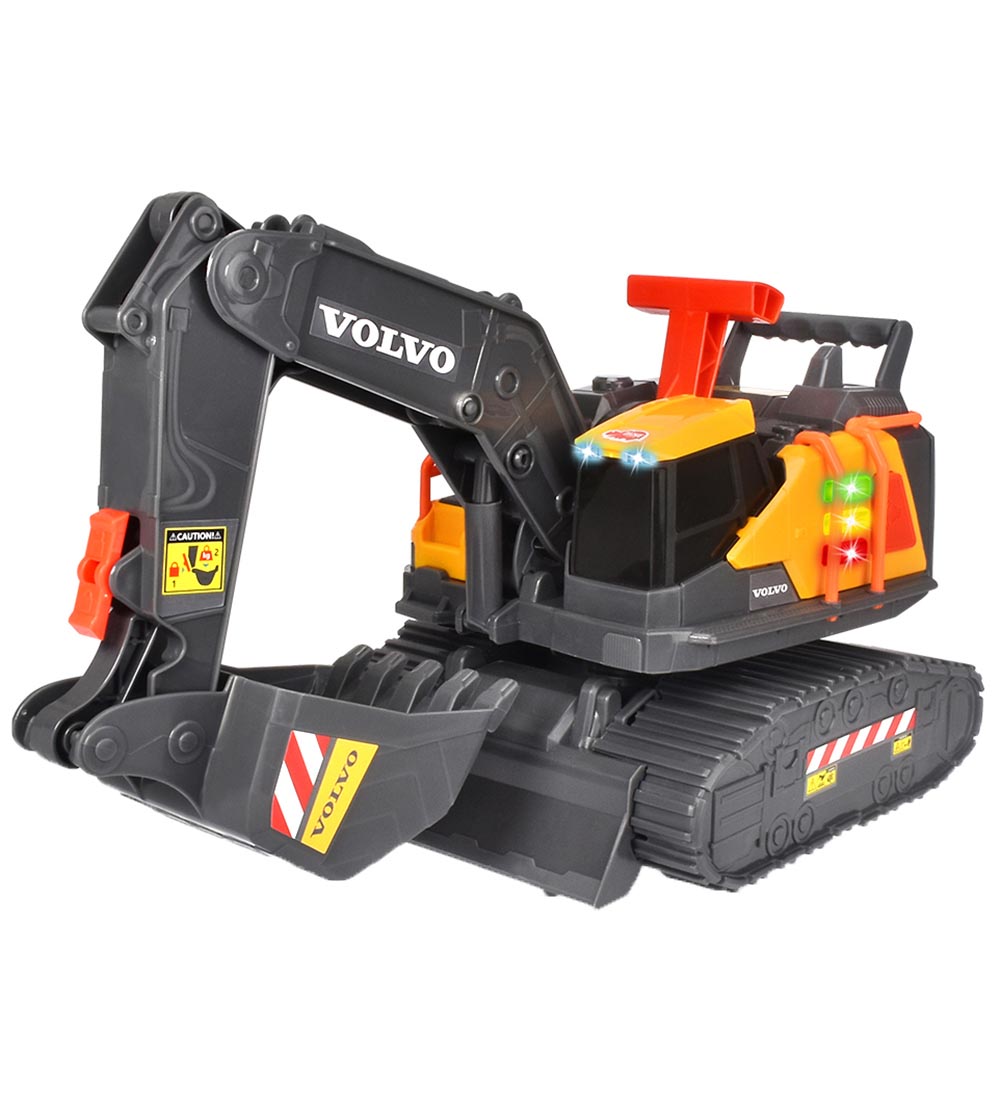 Dickie Toys Arbejdsbil - Weight Lift Excavator - Lys/Lyd