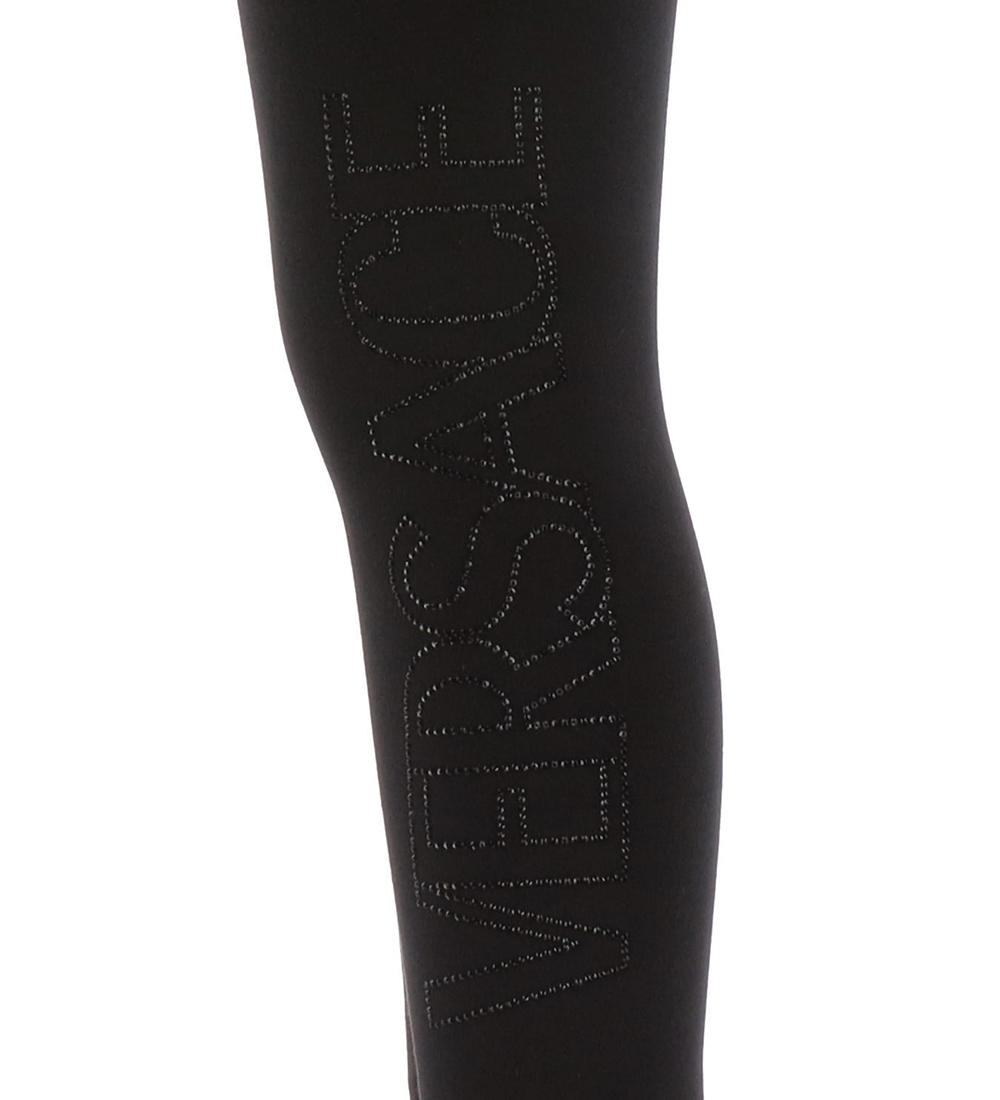 Versace Leggings - Sort m. Similisten