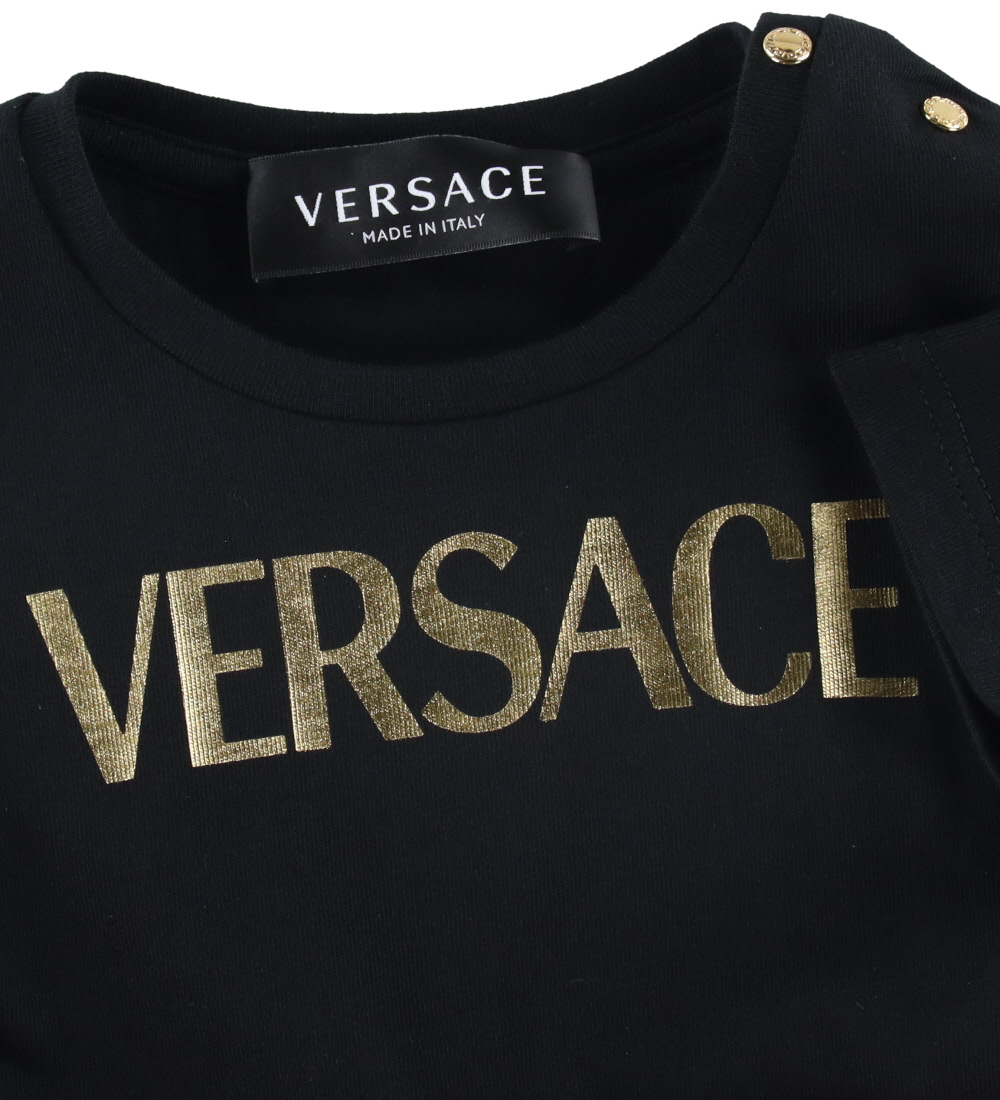 Versace Kjole - Baroque - Sort m. Guld