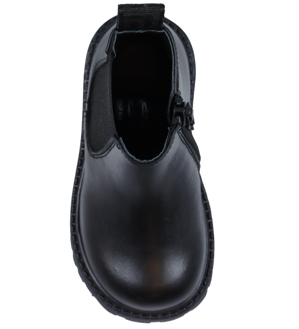 Versace Støvler - Bootie Chelsea - Black/Palladium