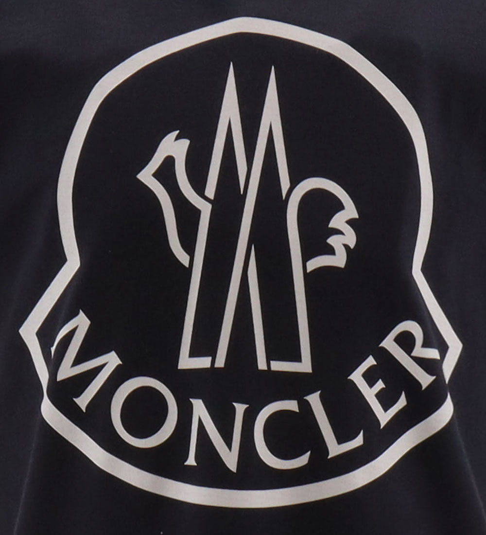 Moncler T-shirt - Navy/Hvid m. Logo