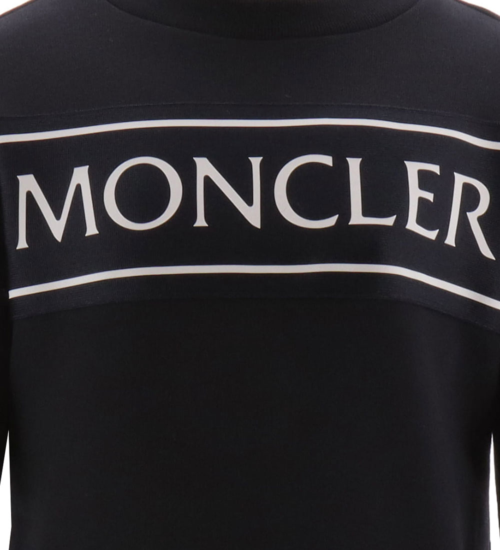 Moncler Sweatshirt - Navy m. Hvid