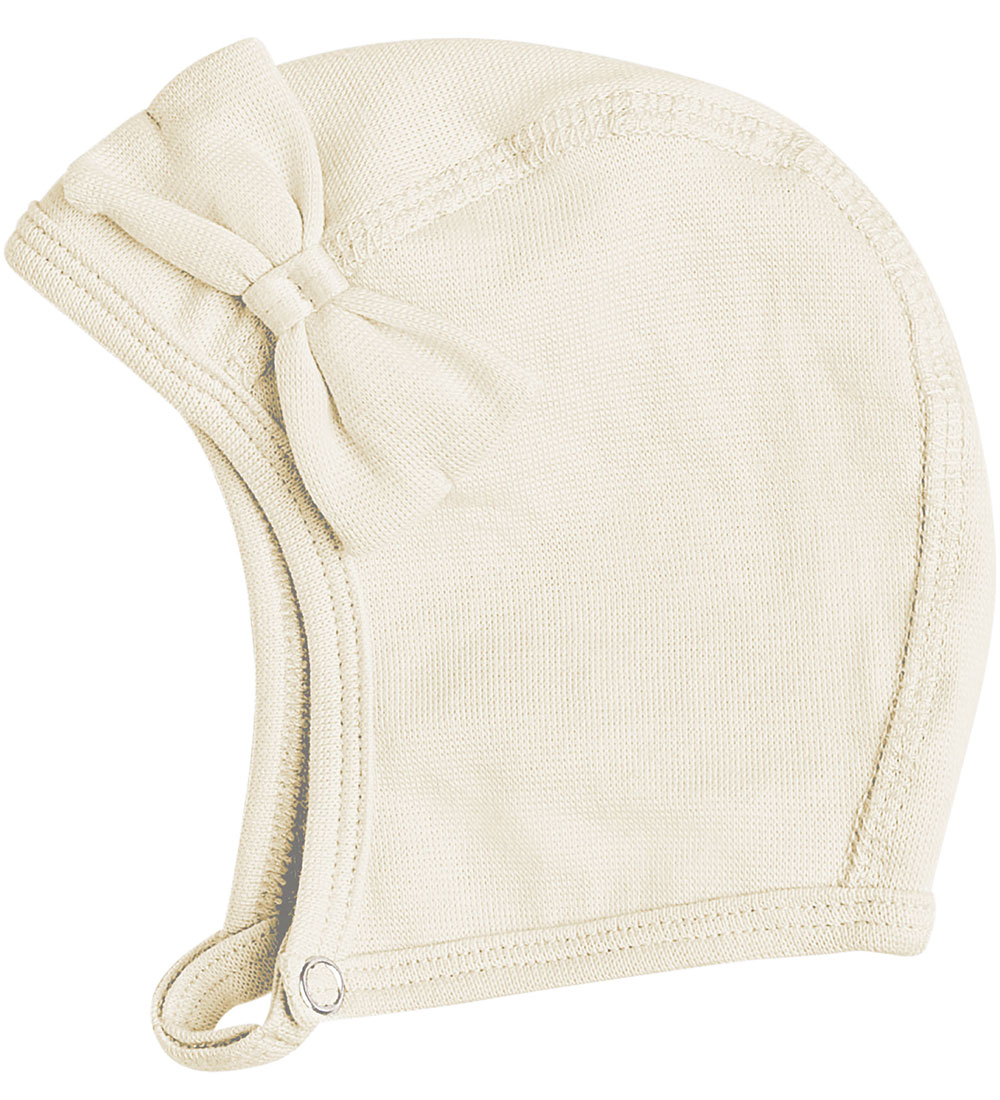 Racing Kids Babyhjelm - Creme m. Sløjfe