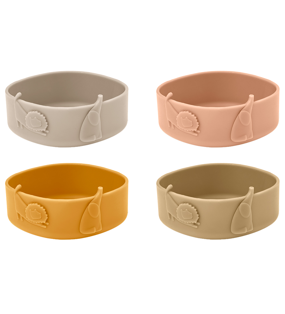 Liewood Skåle - Silikone - Emily - 4-pak - Tuscany Rose Multi