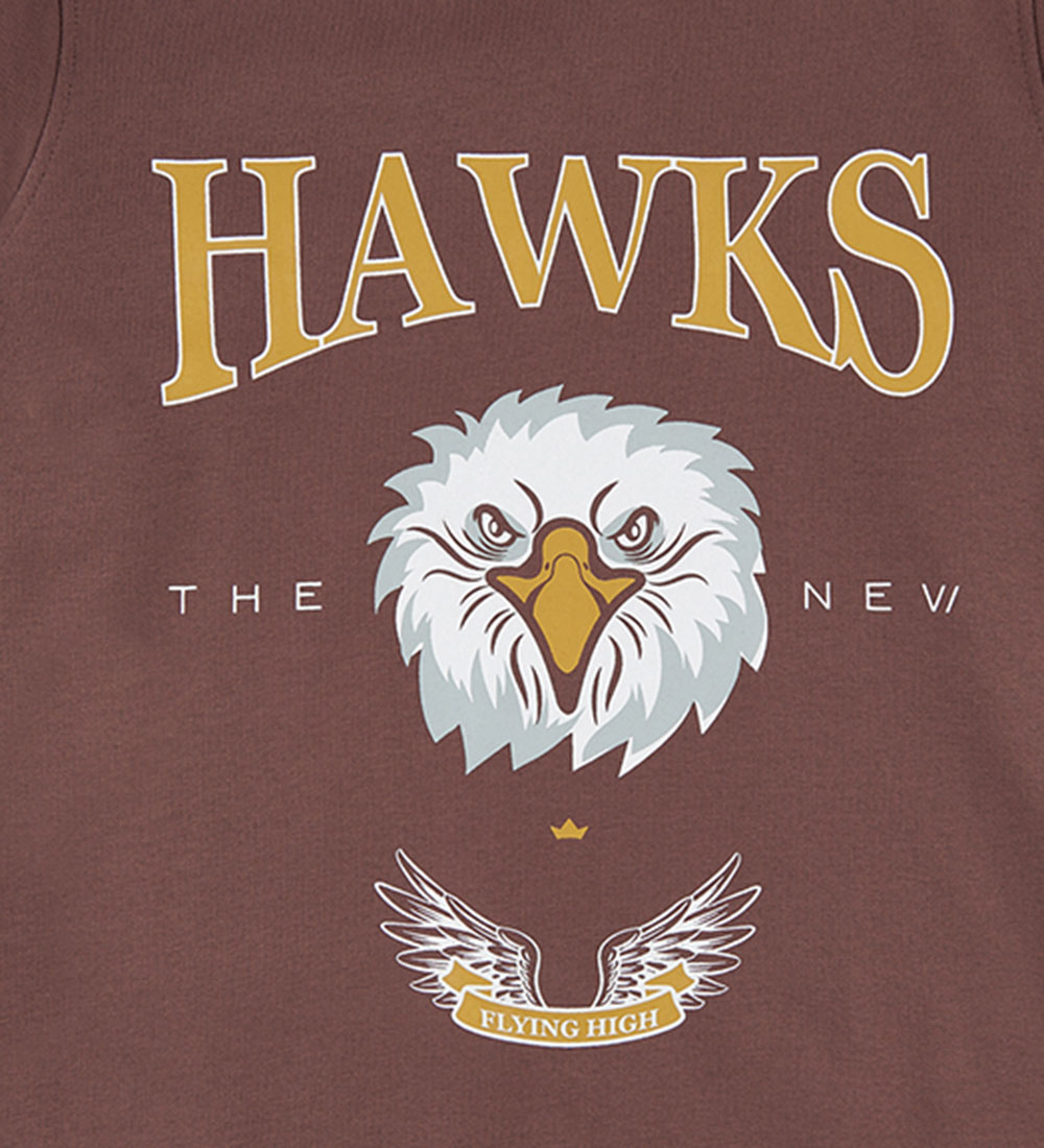 The New Sweatshirt - TnHawks - Marron m. Høg