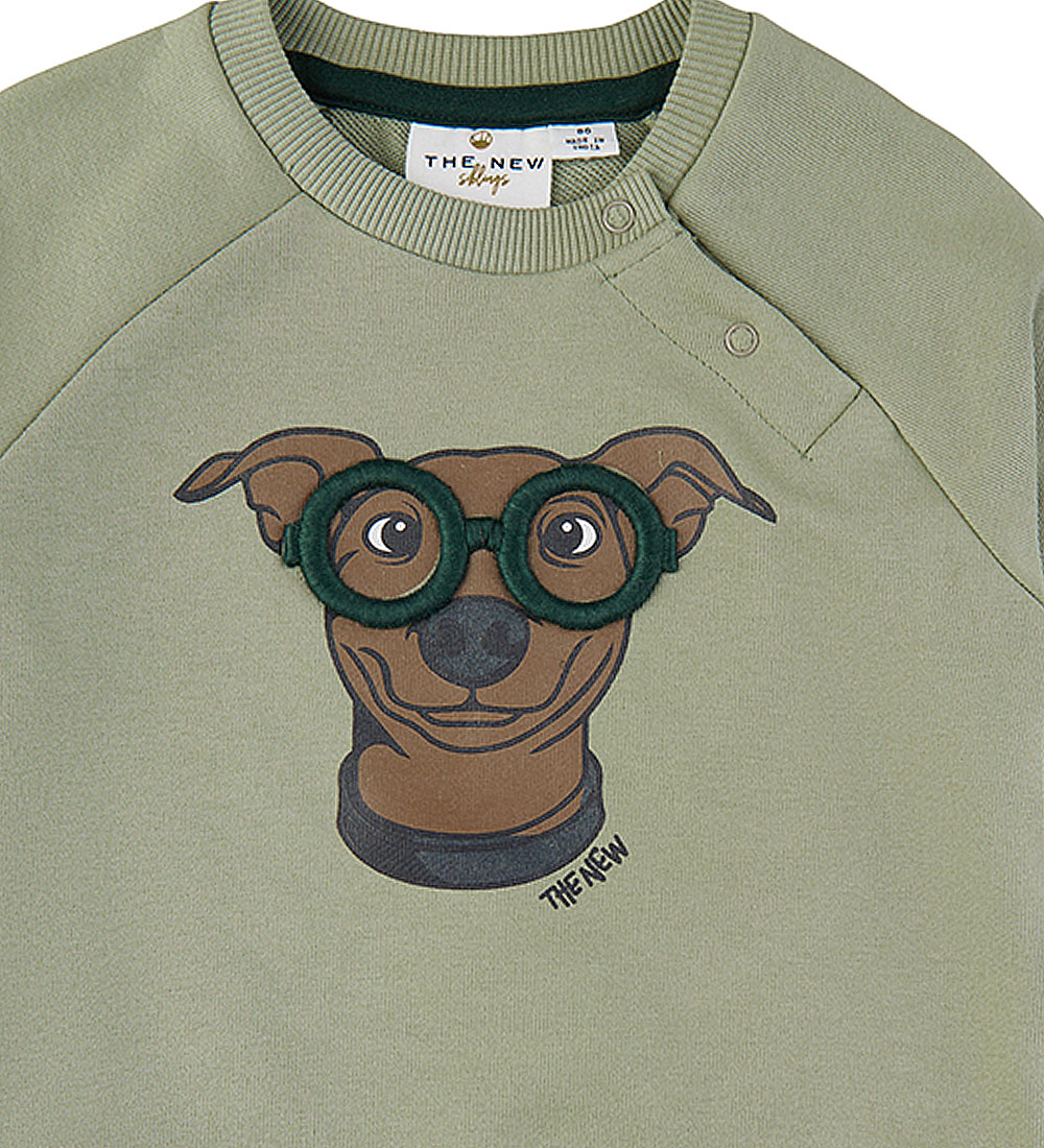 The New Siblings Sweatshirt - TnsHany - Seagrass m. Hund