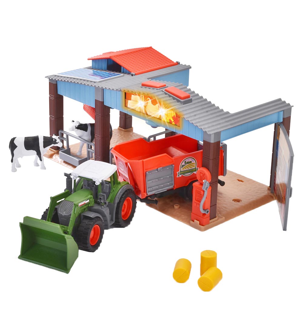 Dickie Toys Legesæt - Farm Station - Lys/Lyd