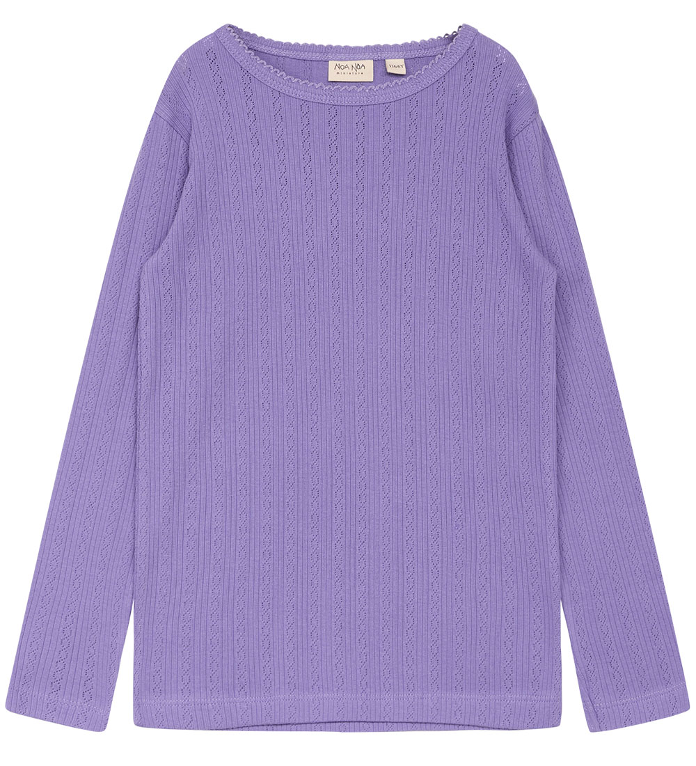 Noa Noa miniature Bluse - Pointelle Rib - Dory - Aster Purple