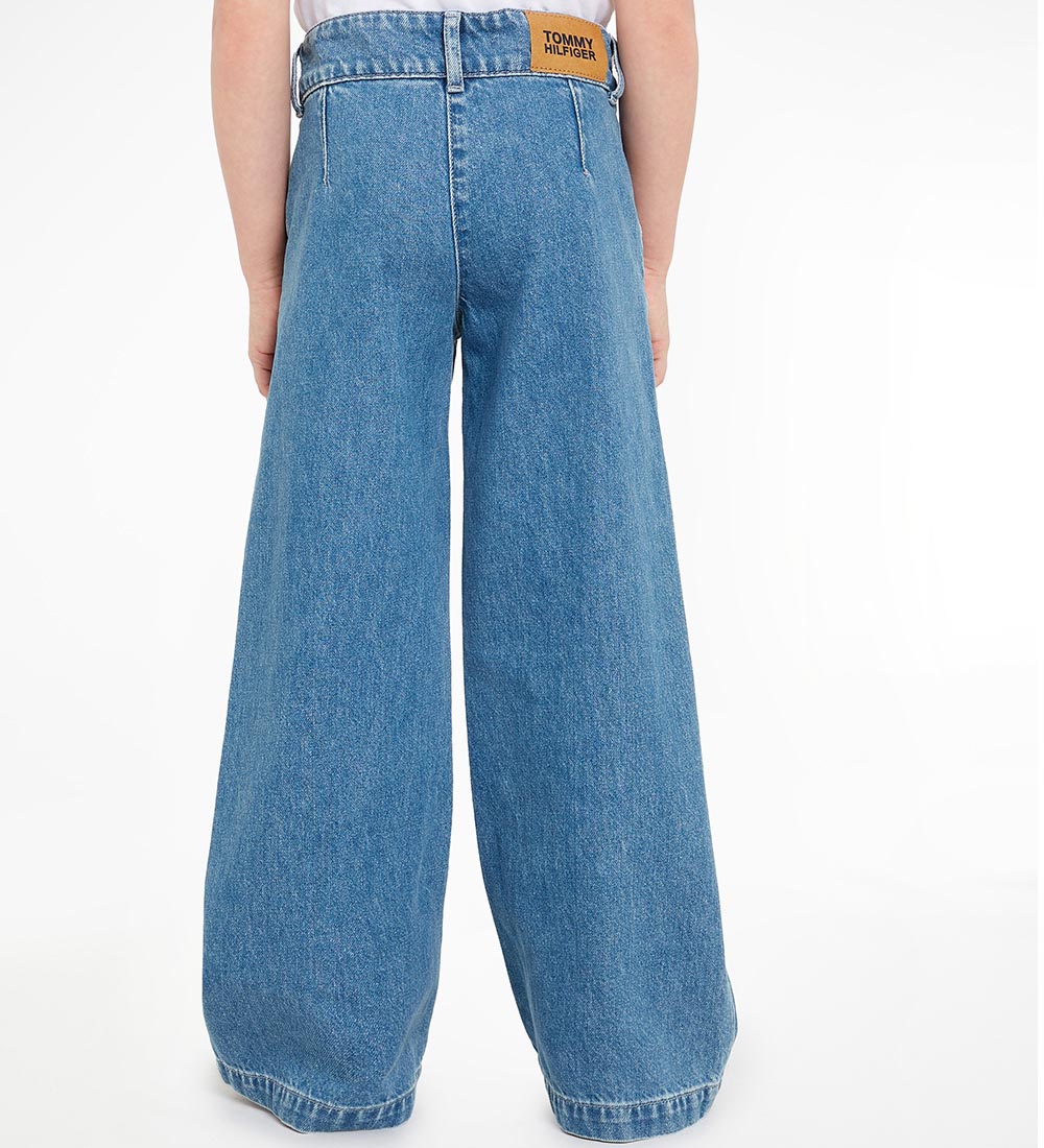 Tommy Hilfiger Jeans - Wide Pleated - Rivendelblue