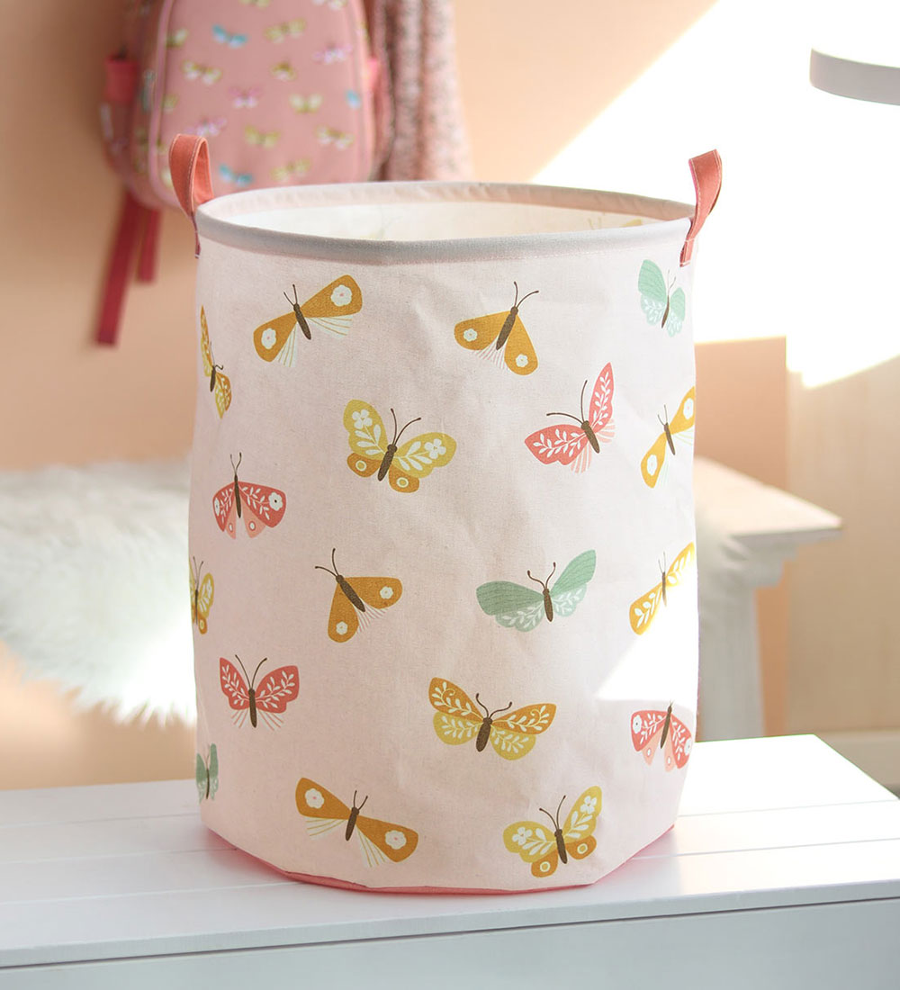 A Little Lovely Company Opbevaringskurv - 40x50 cm - Butterflies