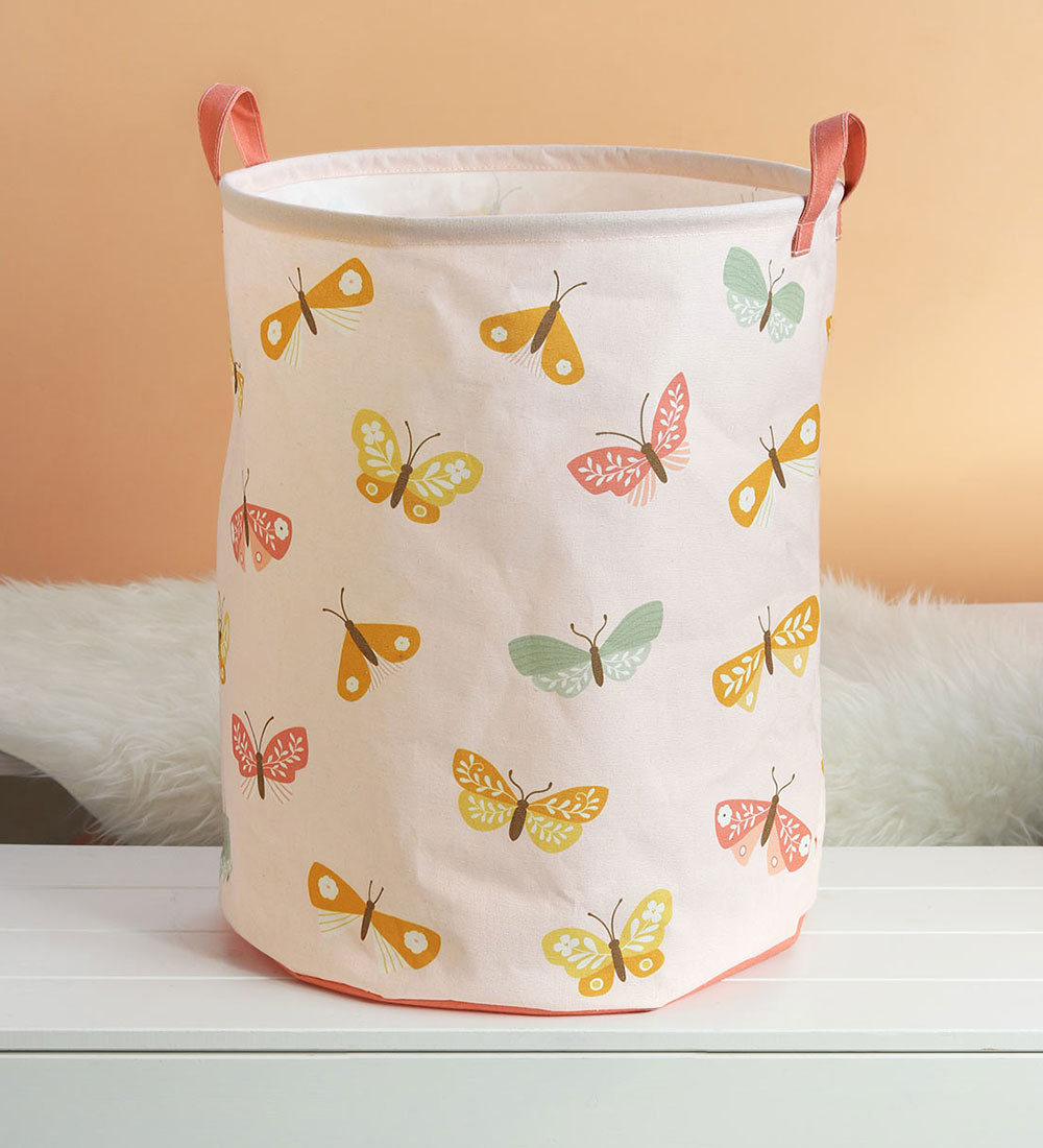 A Little Lovely Company Opbevaringskurv - 40x50 cm - Butterflies