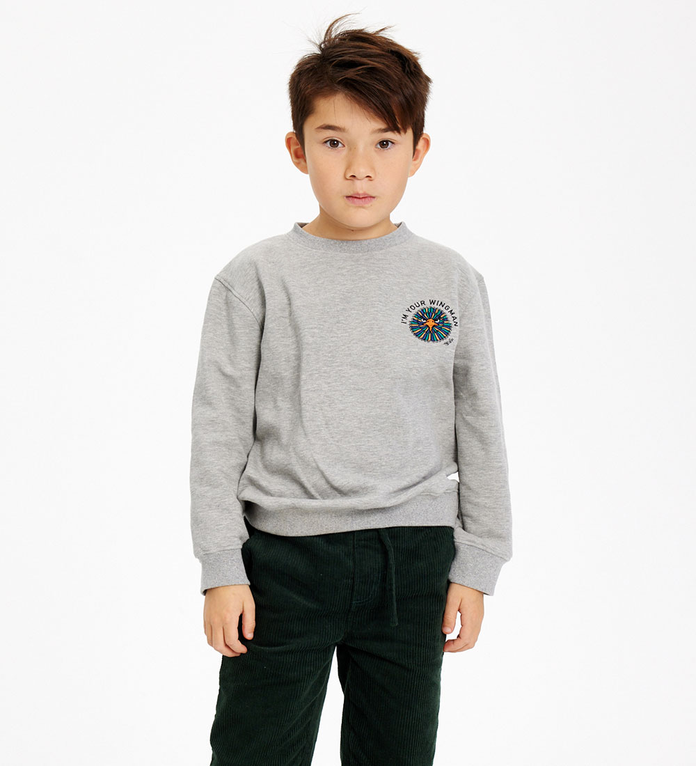 The New Sweatshirt - TnHuxley - Gråmeleret m. Høg