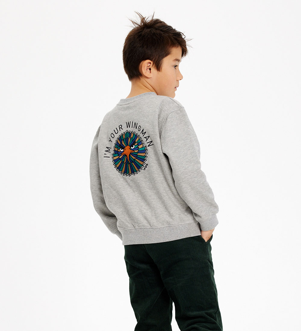 The New Sweatshirt - TnHuxley - Gråmeleret m. Høg