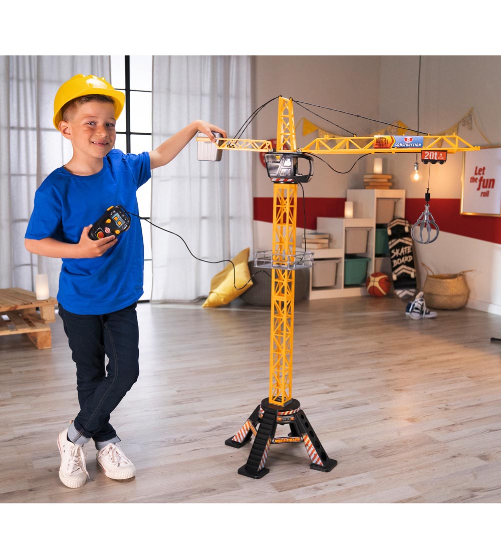 Dickie Toys Fjernstyret Kran - 120 cm » Gratis levering i DK