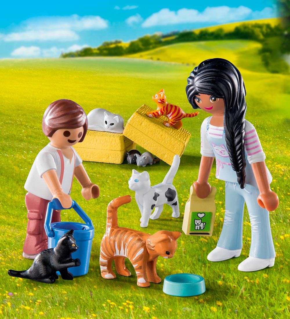 Playmobil Country - Kattefamilie - 71309 - 17 dele