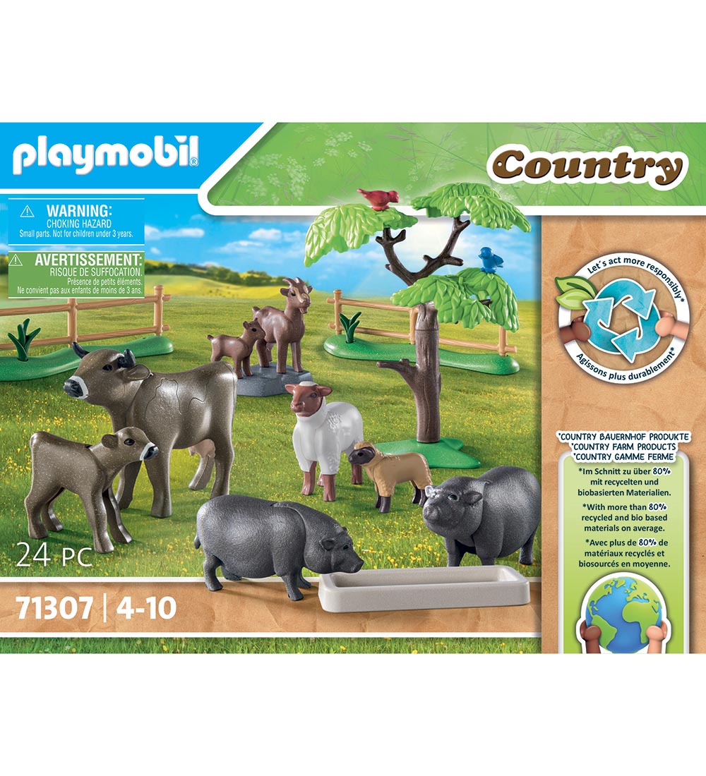 Playmobil Country - Bondegårdsdyr - 71307 - 24 dele