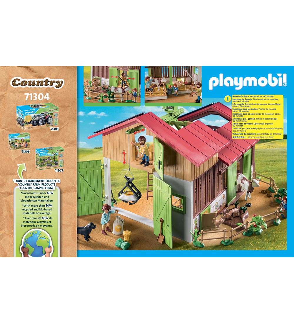 Playmobil Country - Stor Bondegård - 71304 - 182 dele