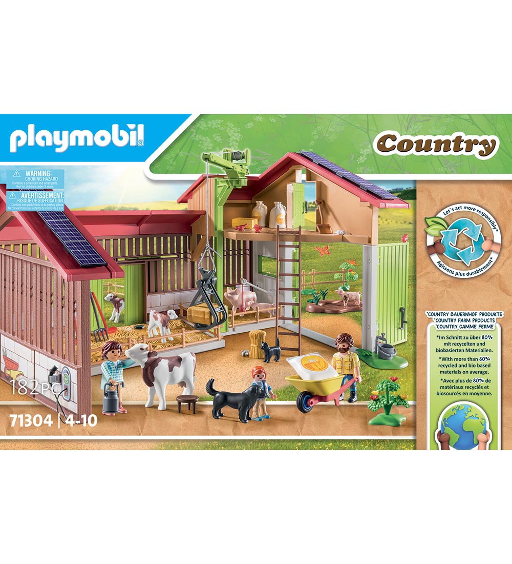 Playmobil Country - Stor Bondegård - 71304 - 182 dele