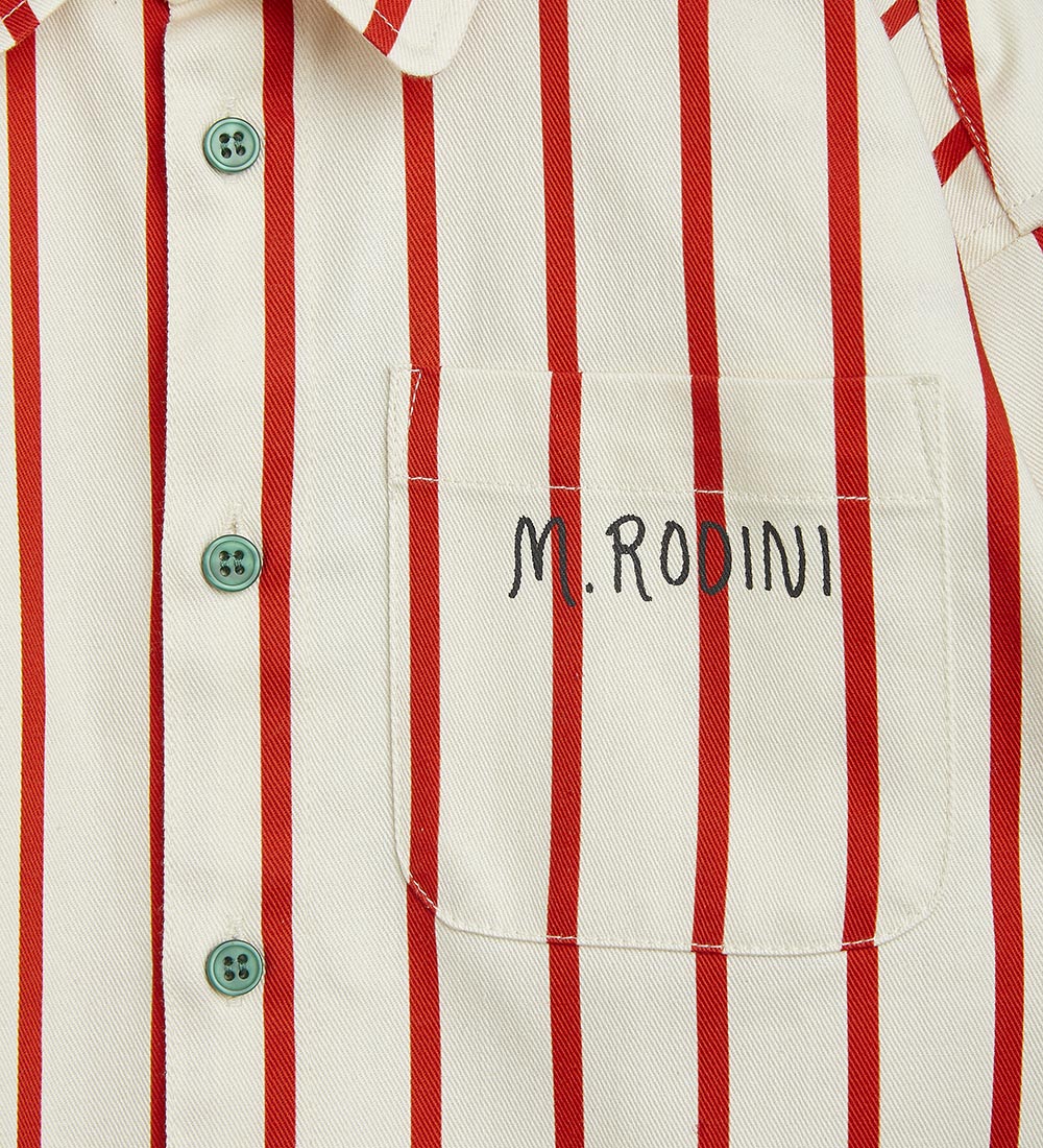 Mini Rodini Skjorte - Stripe Twill - Multi