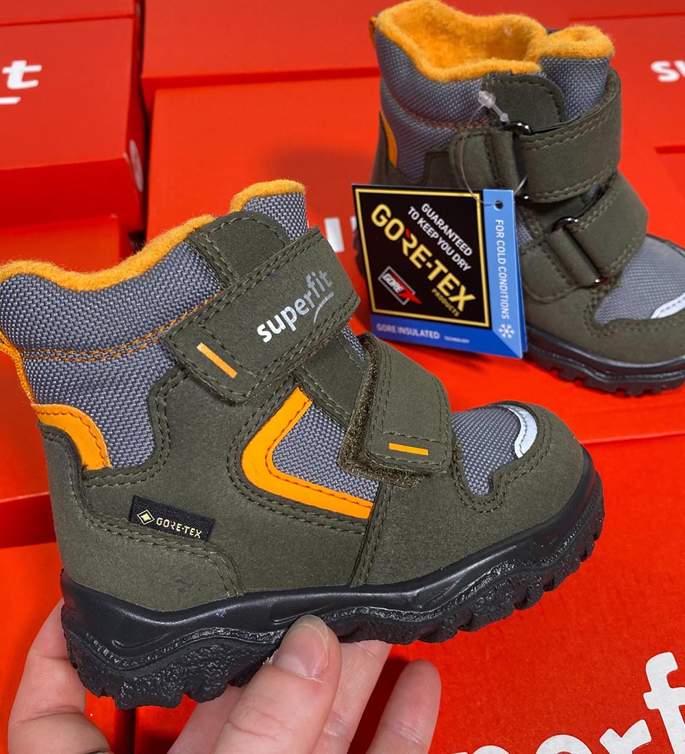Superfit Vinterstøvler - Husky1 - Gore-Tex - Grøn/Orange