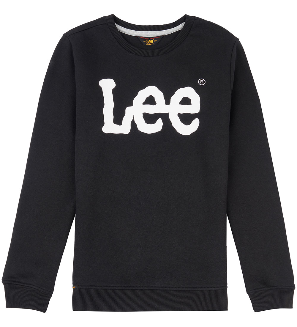 Lee Bluse - Wobbly Graphic - Sort/Hvid