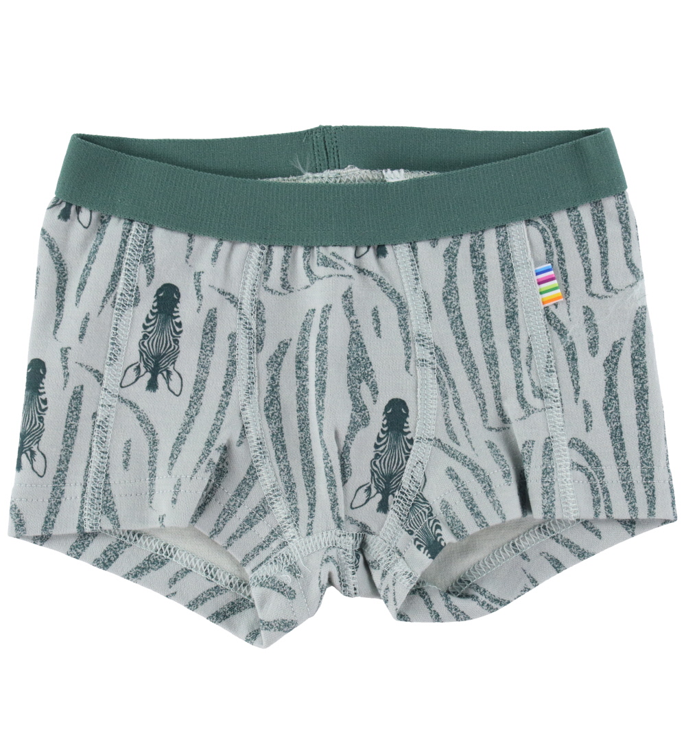 Joha Boxershorts - Uld/Bomuld - Grøn Aop