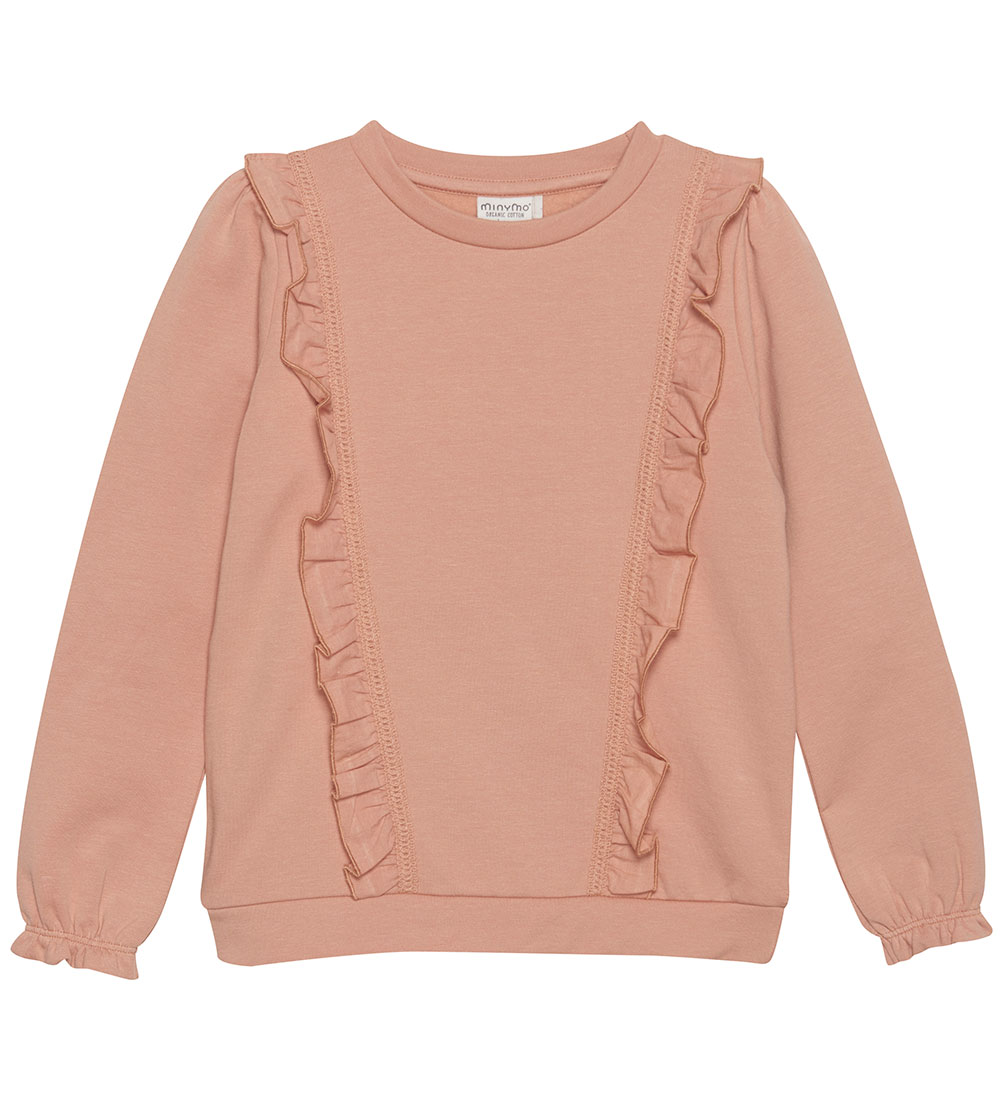 Minymo Sweatshirt - Cork m. Flæser
