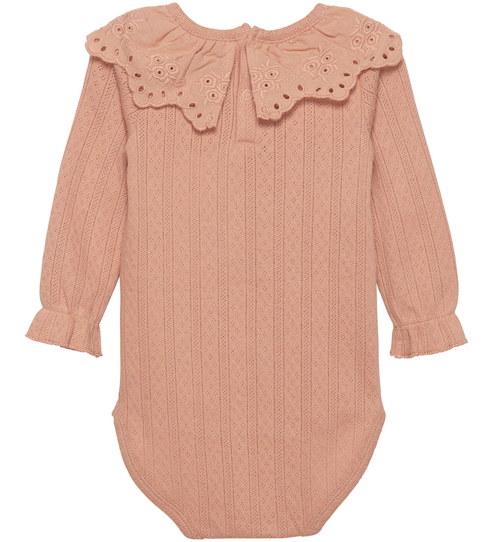 Minymo Body l/æ - Cork m. Hulmønster