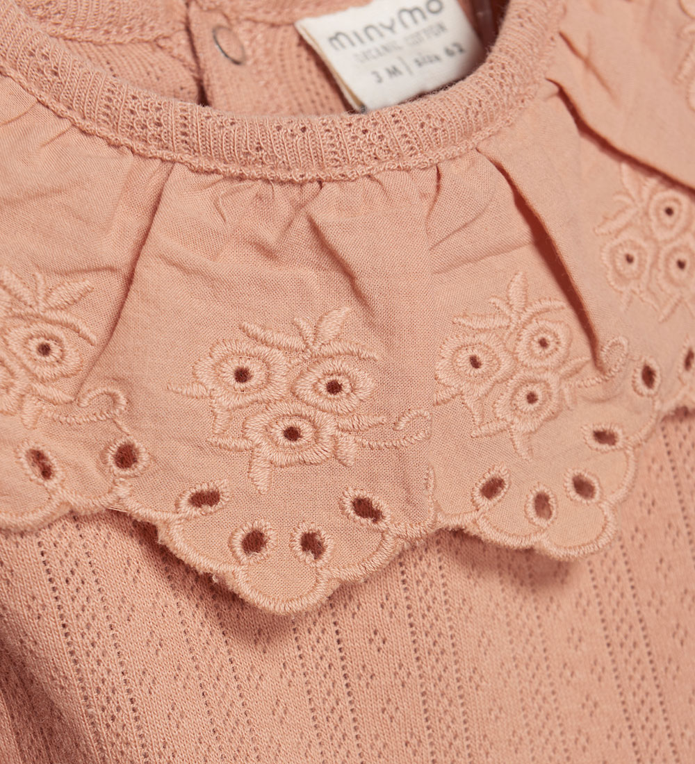 Minymo Body l/æ - Cork m. Hulmønster
