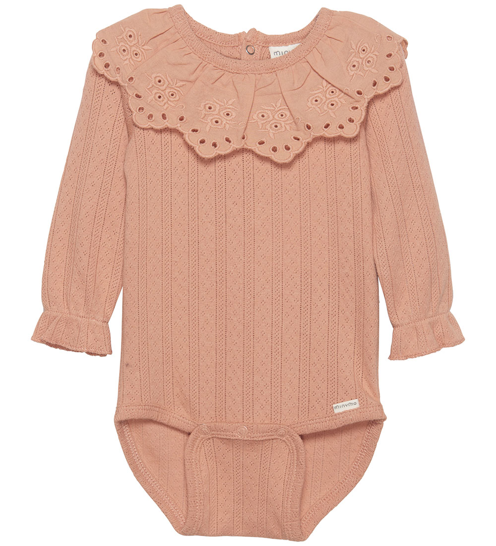 Minymo Body l/æ - Cork m. Hulmønster