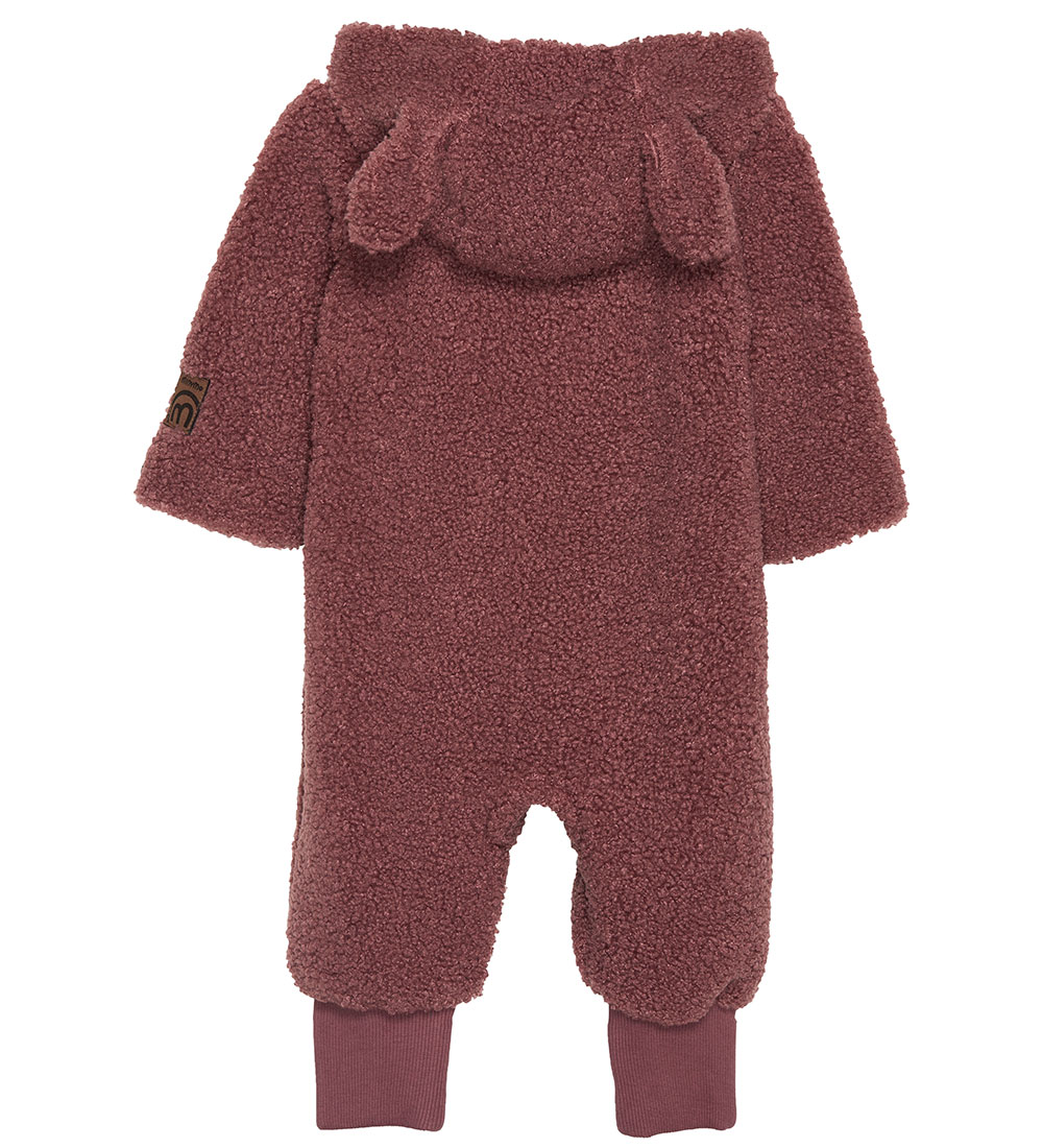 Minymo Fleecedragt - Teddy - Roan Rouge