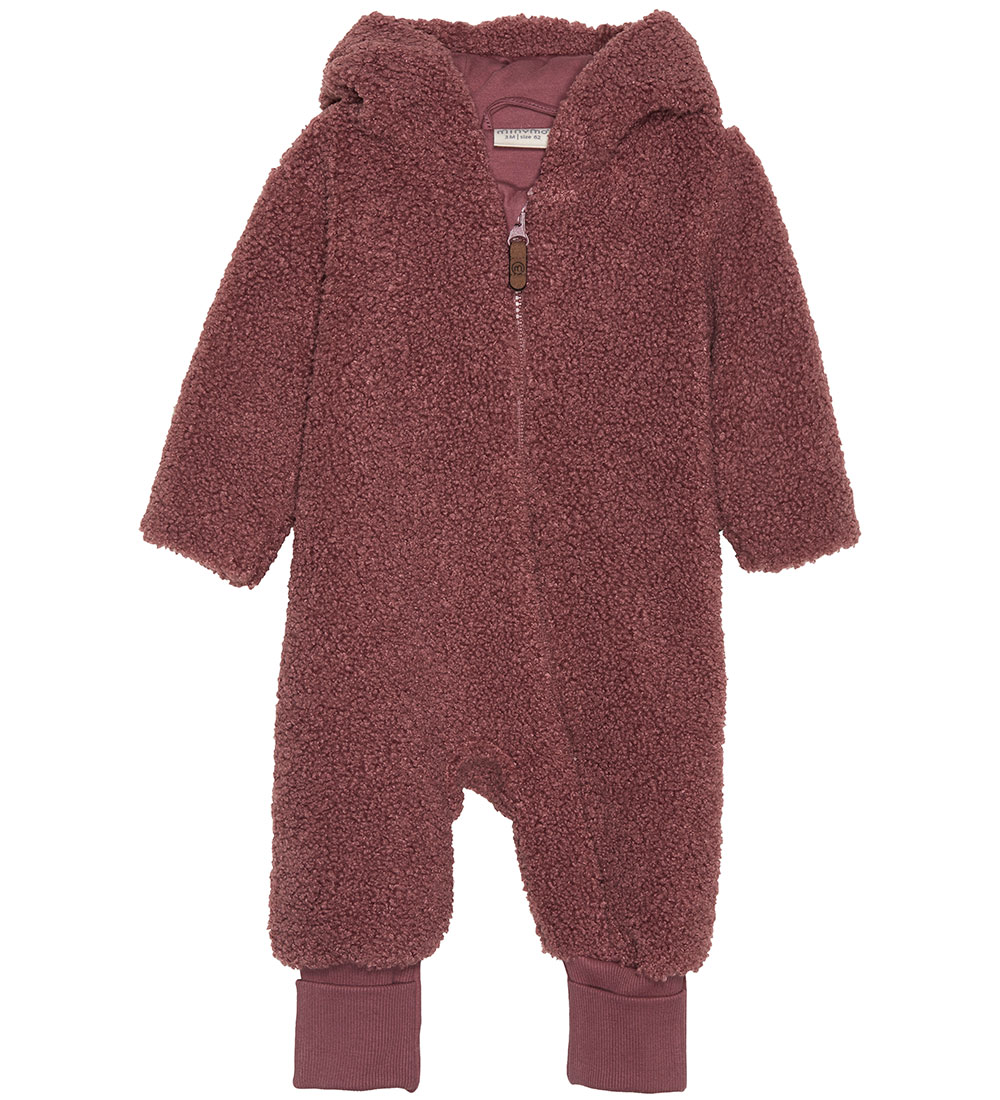 Minymo Fleecedragt - Teddy - Roan Rouge