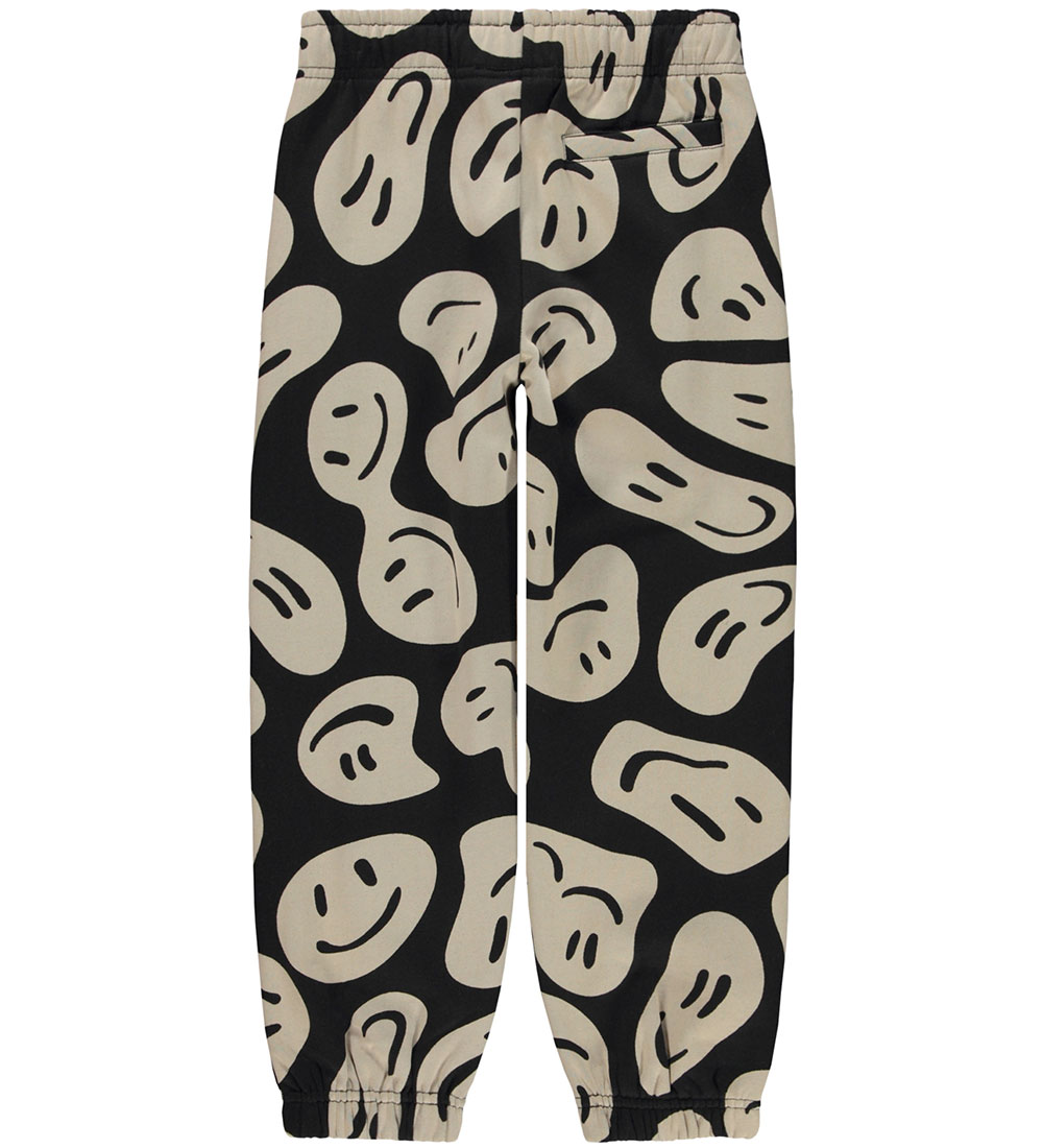 Molo Sweatpants - Adan - Smile on Black