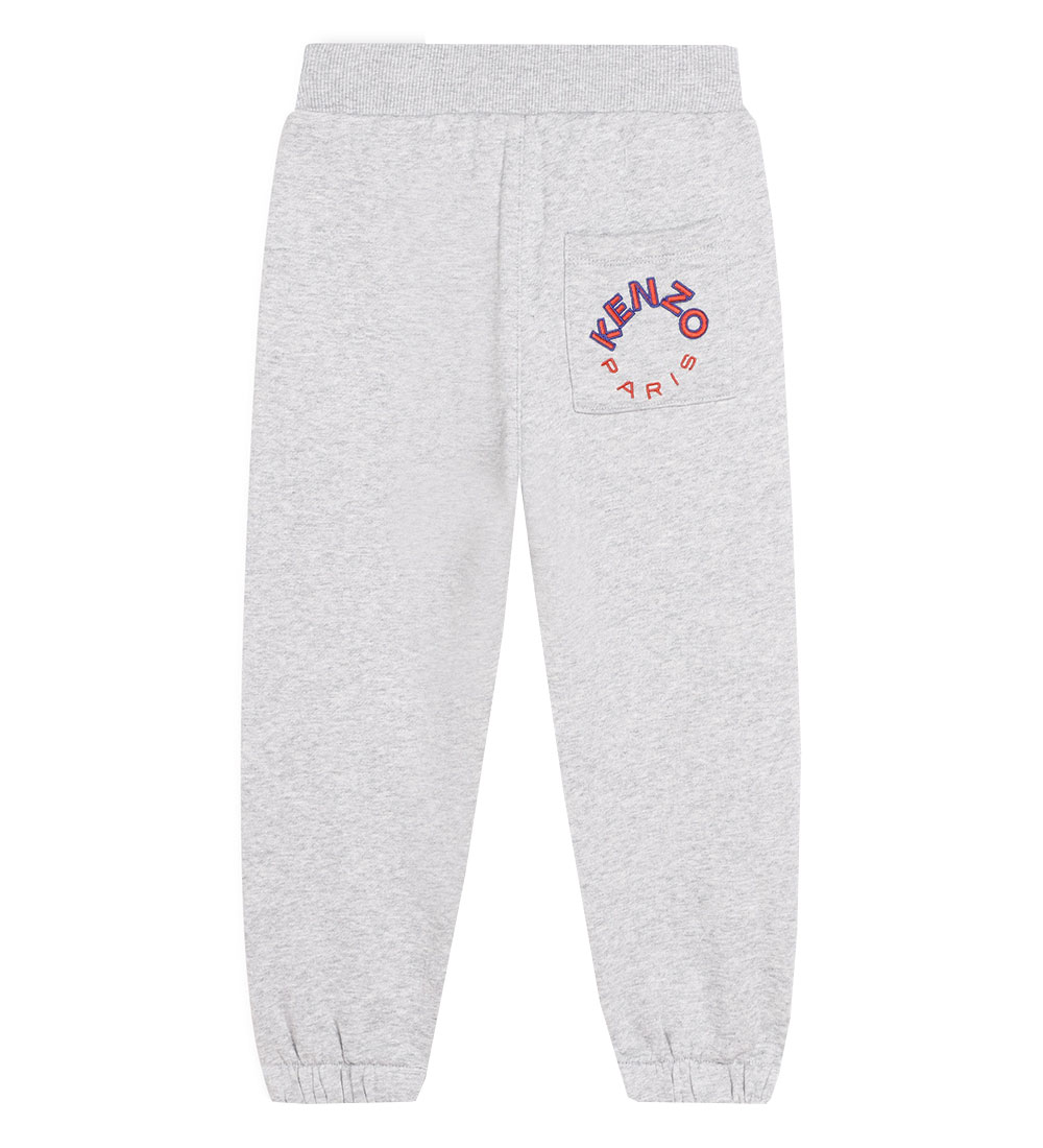 Kenzo Sweatpants - Gråmeleret m. Orange