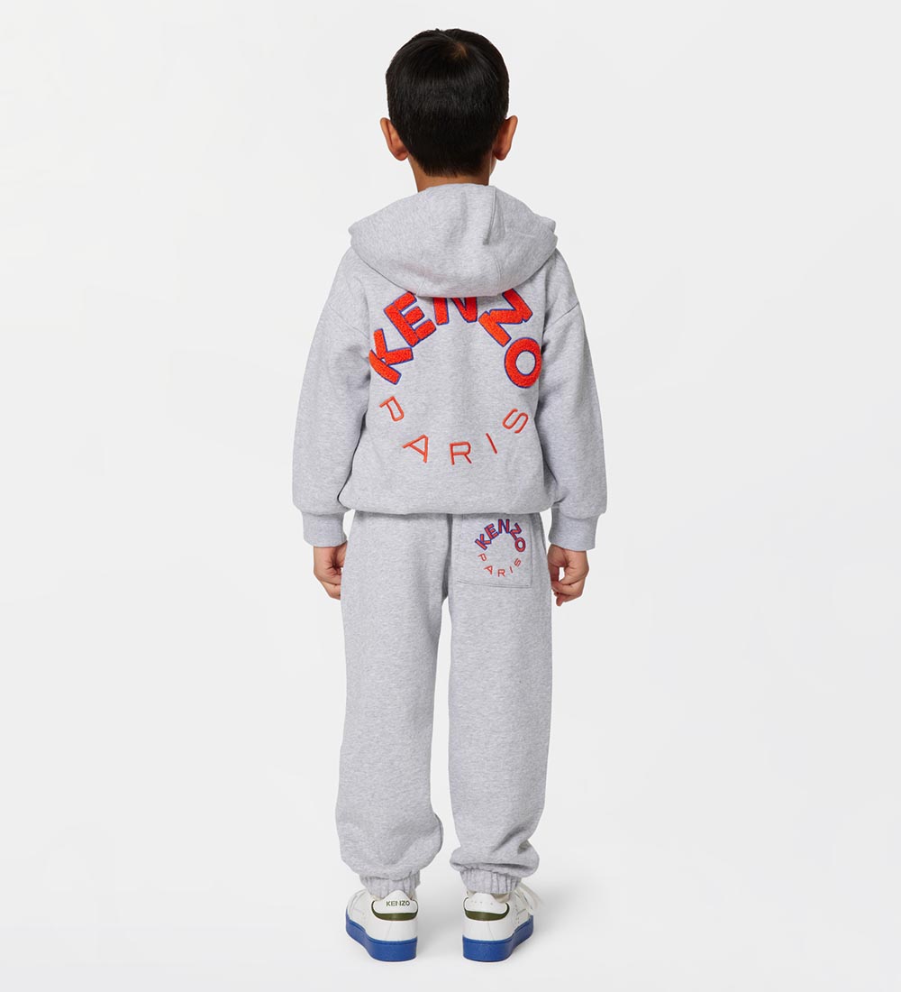 Kenzo Sweatpants - Gråmeleret m. Orange