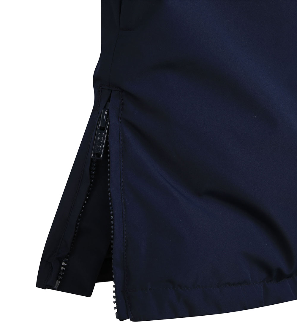 Kenzo Dunfrakke - Navy m. Hvid