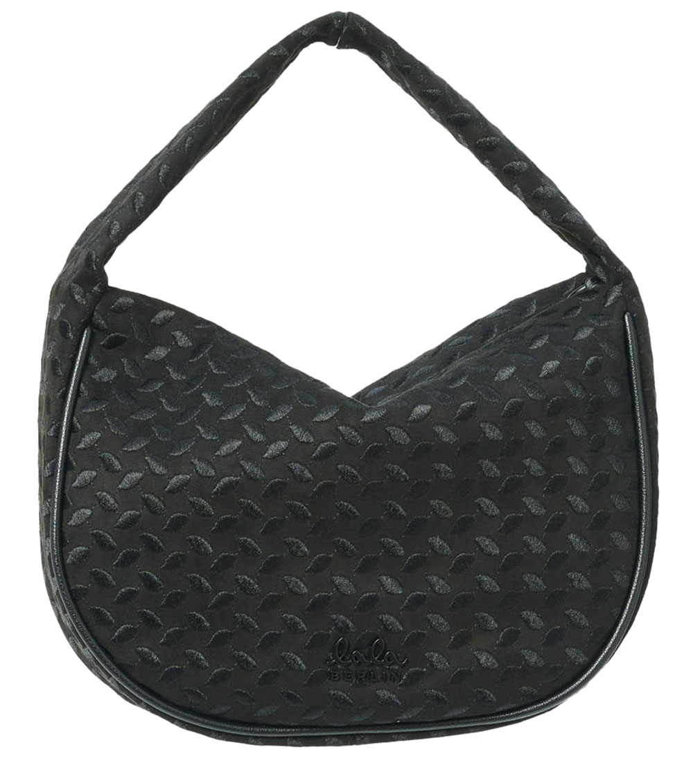 Lala Berlin Skuldertaske - Merve - Heritage Suede Black
