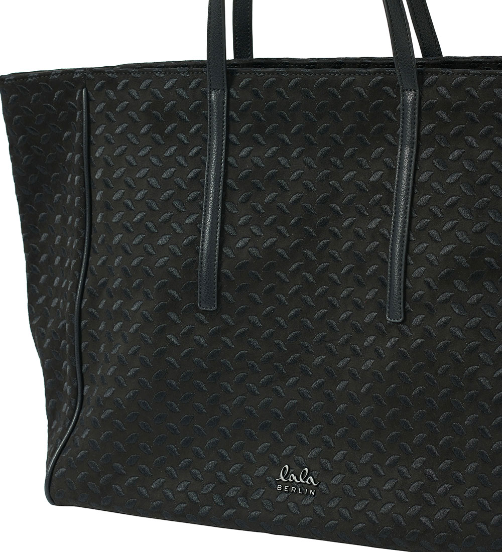Lala Berlin Shopper -  East West Moira - Heritage Suede Black